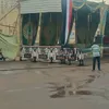 جانب من أعمال التطهير والتعقيم 