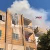 حريق شقة شارع دمنهور بالإسماعيلية 