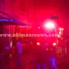 حريق في برج محمول بمطروح 