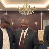 رئيس جنوب إفريقيا مع موكوينا
