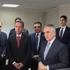 وزير العدل ومحافظ المنوفية 