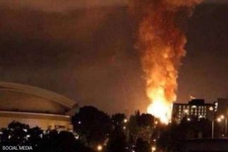 غارات على طهران