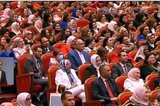  أول ظهور رسمي لخالد البلشي باحتفالية المرأة المصرية بعد فوزه نقيبًا للصحفيين