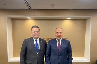  سويلم يلتقى وزير الموارد المائية والطاقة بجمهورية طاجكستان