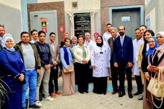 هيئة الرعاية الصحية بالاسماعيلية تستقبل وفد القومي لحقوق الانسان