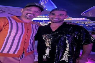 ويل سميث مع أحمد سعد