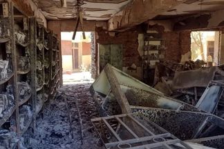 احتراق في السودان
