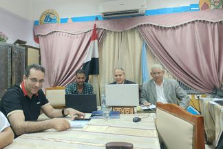 جانب من متابعة وكيل التعليم لسير امتحانات الدبلومات الفنية 