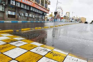 سقوط أمطار خفيفة علي مرسي مطروح والساحل الشمالي