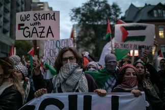 مظاهرات دعما لغزة