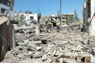 قصف المدارس في بيروت