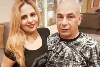 حسام حسن وزوجته دانا آدم