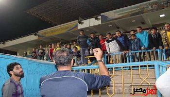 الفريق الأول بالنادي الإسماعيلي تدريباته