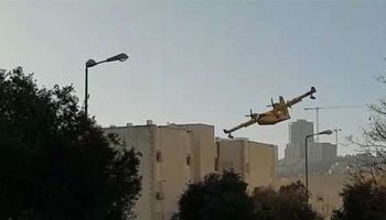 طائرات الدول التي ساهمت في إطفاء حرائق إسرائيل