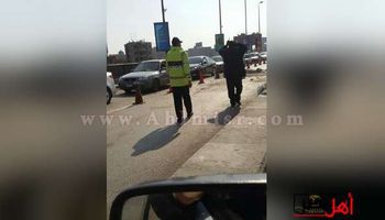 مرور القاهرة تنصح قائدى السيارات الابتعاد عن كوبرى أكتوبر