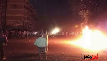 أمن بورسعيد يطلق قنابل مسيلة للدموع علي محتجين ضد أحكام الاع