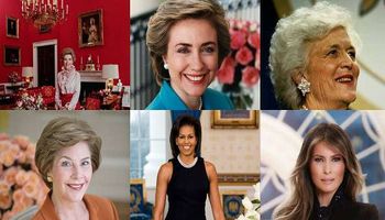 صورة مجمعة لزوجات رؤساء أمريكا