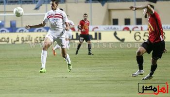 الزمالك يتقدم على طلائع الجيش 