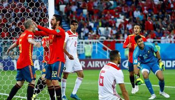 مباراة اسبانيا والمغرب