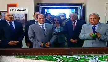 الرئيس السيسي يفتتح متحف سوهاج القومي