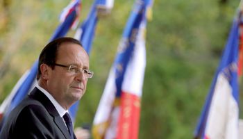 الرئيس الفرنسي فرانسوا هولاند