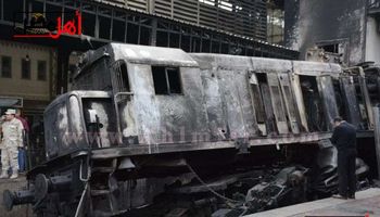 حريق محطة مصر