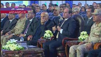 السيسي في افتتاح مشروعات بورسعيد وسيناء