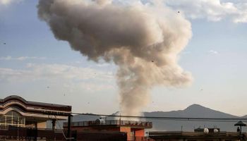  تفجيرا قاعدة باغرام الجوية شمالي أفغانستان