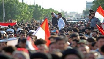 متظاهرو العراق 
