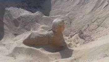 اكتشاف تمثال على هيئة "أبو الهول"