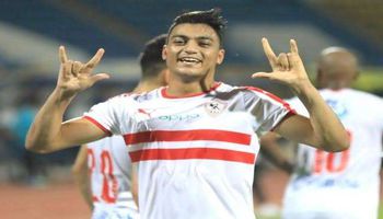 مصطفى محمد لاعب هجوم الزمالك