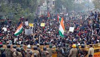احتجاجات بالهند ضد قانون الجنسية الجديد
