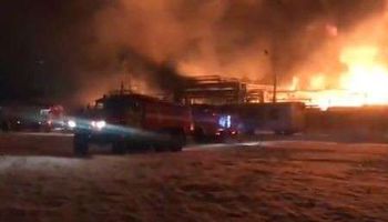 اشتعال حريق في مصفاة"أوفا نفتيخيم"للنفط بروسيا