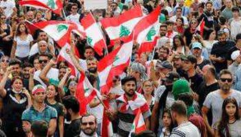 متظاهرى لبنان