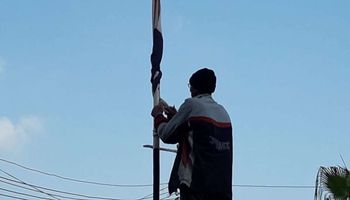  تنكيس الأعلام بالدقهلية حدادًا على وفاة السلطان قابوس