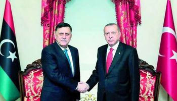 السراج وأردوغان
