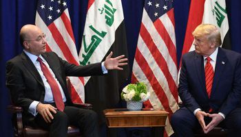 الرئيس العراقي يلتقي ترامب في دافوس لبحث خفض القوات الأجنبية 