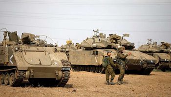 انتشار للجيش الإسرائيلي على حدود غزة، أكتوبر 2018 (رويترز)