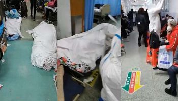 جثث ضحايا كورونا مرمية في ممرات المستشفيات