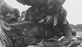 جنود ألمان متجمدين أثناء الحرب العالمية الثانية