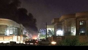 قصف السفارة الأمريكية في بغداد