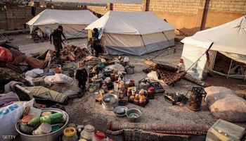  مخيمات النازحين في شمال شرق سوريا 