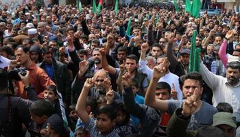 مظاهرات في قطاع غزة
