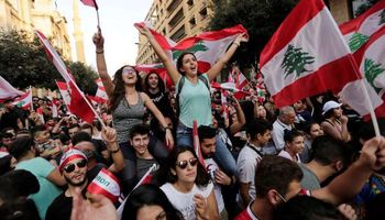 مظاهرات لبنان
