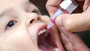 أول ايام الحملة القومية ضد شلل الاطفال