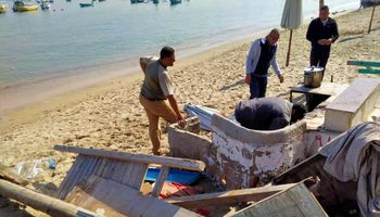 إزالة الإشغالات الحاجبة لرؤية البحر بالإسكندرية