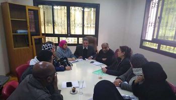 اجتماع اللجنة الوزارية بمديرية التضامن الاجتماعي بالإسكندرية