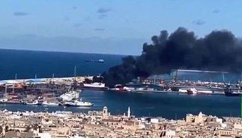 استهداف الجيش الليبي السفينة التركية