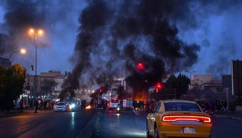 الاحتجاجات في العراق (AFP )