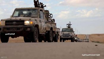 الجيش الليبي يخوض حربا ضد الإرهاب (GETTY)